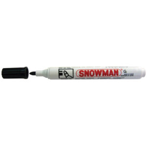 Snowman Permanent Marker Black G-12T