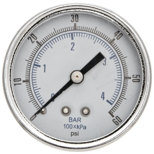 Pressure Gauge 100Mm 1/2 Inch Npt 060Bar Best Oil & Gas Equipment's